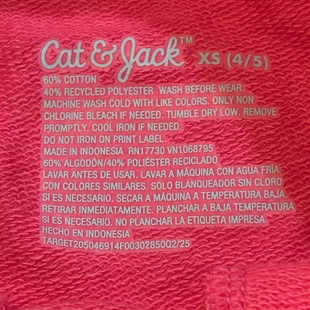 Cat & Jack Pineapple Tee and Pink Shorts Set Girl’s Size XS (4/5) NWT - Picture 3 of 5